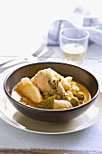Chicken with olives and thyme