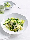 Lamb's lettuce with artichokes, celery and Parmesan