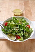 Lambs lettuce salad with vinaigrette