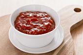 A bowl of barbecue sauce