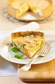 Vegetable quiche with Brussels sprouts