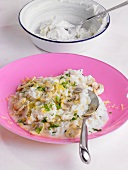 Risotto with ricotta and mushrooms