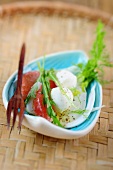 Fenchel mit Mozzarella und Tomaten