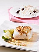 Cod fillet with nuts