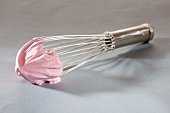 Cream on a whisk