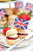 Scones with a Union Jack