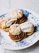 Chocolate eclairs