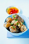 Spring rolls with tofu