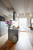 Modern kitchen with kitchen island