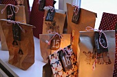 Paper bags as Advent calendar