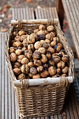 Walnuts in a basket