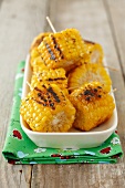 Grilled corn on the cob