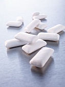 White chewing gum