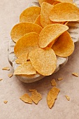 Spiced potato chips