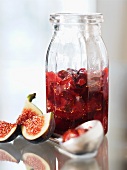 A jar of fig jam