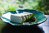 Shima tofu with sea urchin puree