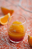 Orange jelly made from oranges and blood oranges