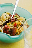 Pasta salad with tomatoes