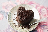 Chocolate heart for Valentine's Day