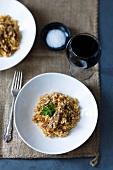 Risotto with lamb