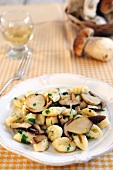Gnocchi with porcini mushrooms