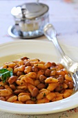 Mini gnocchi borlotti beans