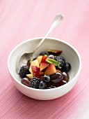 Fruit salad with berries