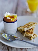 Boiled egg and toast soldiers