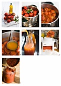 Making tomato sauce (German voice-over)