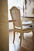 Vignette of dining room table.