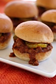 Mehrere Sloppy Joe Sliders