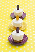 Passion fruit ice lollies