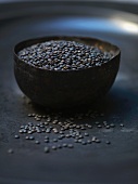 Bowl of puy lentils