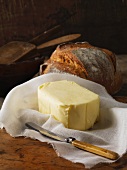 Organic butter with bread