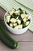 Courgette, chopped