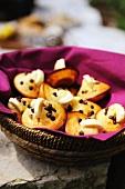 Mini-Muffins mit Chocolate Chips & Bananenscheiben