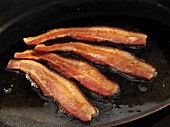 Bacon Frying in a Skillet