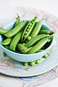 A bowl of young peas