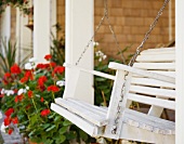 Porch Swing and Flowers