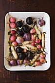 Platter of Roasted Root Vegetables