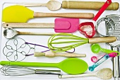 Assorted kitchen utensils