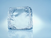 An ice cube (close-up)