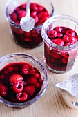 Berry and hibiscus jam
