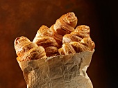 Croissants in a paper bag