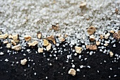 Black Truffle Salt; Close Up
