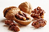 Walnuts in and Out of a Shell