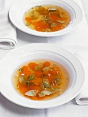 Karotten-Artischocken-Suppe