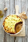 Moussaka in a dish