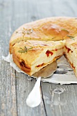 Pepper bread with rosemary