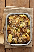 Potato casserole with parmesan